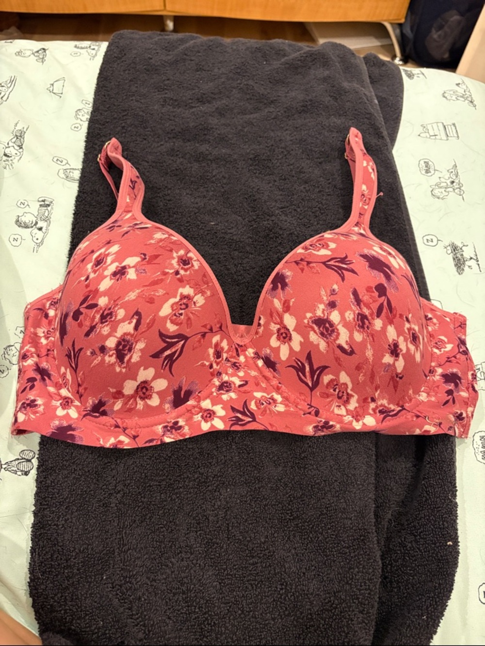 Jessica Simpson Floral Lightly Lined Bra 40C